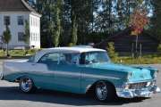 Bil nummer tjuesyv er på vei ut og jeg må begynne å bevege meg mot bilen min. Dette er en Chevrolet Bel Air fra 1956 som ble produsert i flere varianter fra 1950 til 1975. Jeg tenker dette er andre generasjon som ble produsert fra 1954 til 1957