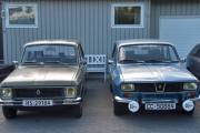 Men så er vi fremme ved bestemmelsesstedet og jeg parkerer min Renault 6 TL fra 1975 ved siden av en Renault 12 TN fra 1974