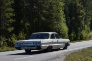 Hva en pause på 5 minutter kan resultere i, første bil som passerer er en Chevrolet Impala