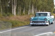 Det som er så morsomt er at når du møter slike biler som Chevrolet Bel Air, så hilser man