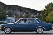 Jeg tror det er denne Mercedes-Benz W123 vi har sett flest ganger til nå, en flittig råner dette her