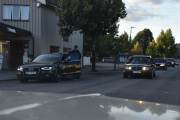 Jeg tror alle de tre nærmeste bilene er rånerbiler i dag, vi begynner med den til venstre. Det er en Audi A4 Avant B8, og den første som kommer mot oss er en Mercedes-Benz 300 TDT og den lengre bak er en Volvo 940
