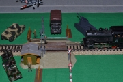 Tog overgang landskap