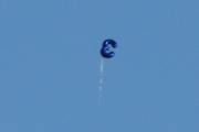 Morten 24 juni 2023 - Heliumballong over Høyenhall, i fjor kom den 27 juni, og i 2021 kom den 12 juni
