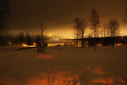 27 desember 2018 - Her ser vi utsikten fra bålplassen de har denne kvelden