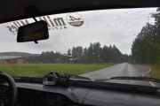 Vi kjører nå i en Renault 12 men det er ikke en vanlig motor i denne, skal være en del kraftigere har jeg hørt
