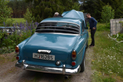 Her ser vi en Volvo 122 S fra 1969 som selvfølgelig er en Amazon med B20 motor