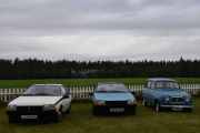 Men her står det tre stykker som absolutt er kjørbare. To Renault Fuego TX og en Renault 4 som er ganske ny i samlingen