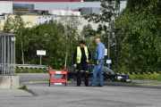 Det var en ordentlig koselig vakt som slapp oss inn selv om vi ikke er medlem i Toten Gammelbilklubb