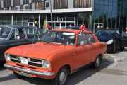 Har jeg tatt denne før? Opel Kadett, 1972 modell med norske flagg
