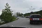 Vi skal kjøre mot E6 retning Gjøvik