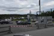 Da er vi framme og det er litt kø for å komme inn