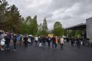 Nå er det like før det hele skal begynne og leste jeg ikke feil så var det 5000 personer på plass denne dagen