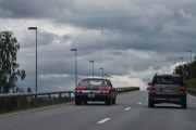 Selvfølgelig blir vi forbi kjørt også, vi sitter tross alt bare i en Renault. Den som kjørte forbi oss var en Chevrolet Chevelle Malibu SS fra 1972, så senior skal ha seg unnskyldt