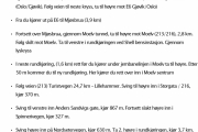 Men fra Biri og videre til Lillehammer blir det jevnt løp da vi har samme løypa og kjører sammen. Men når vi kommer ditt blir det spennende hvis været er med oss og vi ligger i telt og rølper hele kvelden og natten