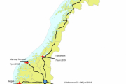 Da illustrerer dette kartet hvordan det hele ser ut ovenfra. Nå begynner jeg å skjønne størrelsen på dette treffet