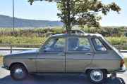 Første stopp er i Lier, nederst i lierbakken og da kan vi presentere bilen. Vi kjører en Renault 6 TL fra 1975