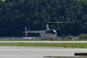 Dette er en Robinson R44 Raven II fra 2008 som også European Helicopter Center eier