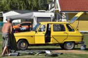 Dette er Thor med sin Renault 6 TL fra 1976, han har restaurert den fra topp til tå