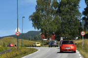Men vi kommer i gang igjen, og nå er vi ved Gunheim og vi har 60 km som passer meg meget bra