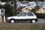 Men jeg har øyne i nakken også, her reiser Renault 5 TS hjemover. Men takk for at du kom på Renault 5 sin 50 års dag