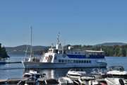 Men nå kommer båten M/S Telemarken inn, det er litt historie rundt den båten som jeg ikke skal ta her