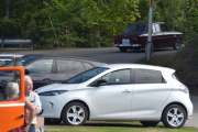 Her er bil nummer 60, en Renault Zoe fra 2018. Men jeg tror ikke den er med på treffet