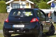 Det er en Renault Megane fra 2005, denne sportsutgaven har masse muskler skal jeg si deg
