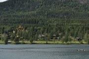 Men det var ikke mange campingturister på campingen nå, ser bare en enslig campingvogn