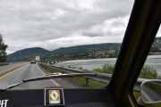 Men nå skal vi over Mjøsa igjen og er i Lillehammer