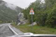 Så passerer vi Oppdal skifer men her ruller vi så fort at vi ikke rakk å ta flere bilder