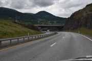 Tog brua like før Harpe bru, men dessverre kjørte det ikke noen tog over akkurat da