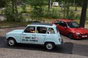 Les litt på siden av bilen her, fra Norge til USA - fra New York til Los Angeles, må ha vært litt av en tur de tok i 2011 som er 10 år siden