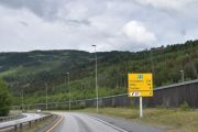 Hvor tunnelen skal komme ut er jeg ikke sikker på, men nå skal vi passere Tretten og videre opp til Otta