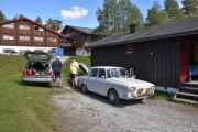 Det vi ser her er en Renault 10 fra 1971, du blir ikke i tvil hvis du ser den fra den andre siden