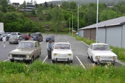 Ikke bare det, vi får parkert ved siden av hverandre