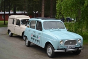 Les hva som står på siden, denne bilen har reist langt