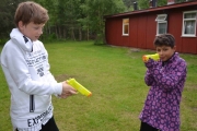 Ingen tvil, det blir vannkrig resten av kvelden