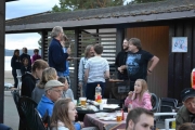 Øl serveringen har startet også