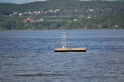 Ikke rart at barna badet her i går, er forresten noen måker der ute nå