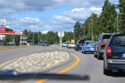 Nå nærmer vi oss Hønefoss sentrum