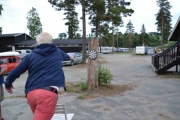 Ingen ting og bemerke på kastestilen her, og alle traff stolpen