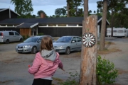 Tilbake til konkurransen, hvem sa at jentene kaster dårligere en gutta?