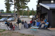 En liten pust i bakken før premieutdeling til de voksne skal begynne