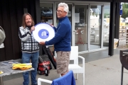 Her har min bedre halvdel fanget opp øyeblikket