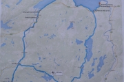 Lørdag Øysand camping - Kjøreruta