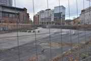 Oslo Havn. Trekant-tomten. Disse bildene her tok jeg i november 2021 og er det siste ubebygde hjørnet av Aker brygge
