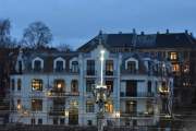 Oslo Havn. Svoldergata 2 er fra 1902 og arkitekt var Ludwig Zapffe. Bygningen ble oppført for murmester Emil Christophersen som bygget ut store områder på Skillebekk og Grønland