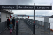 Øy-hopping i 2015, tre forskjellige avganger og vi velger Hovedøya først