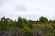 Der oppe ved kanonene stod vi for en liten stund siden